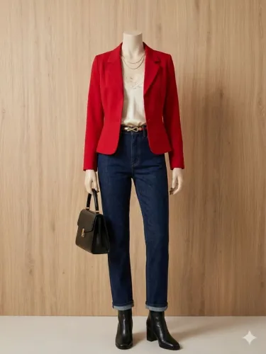 Blazer vermelho 