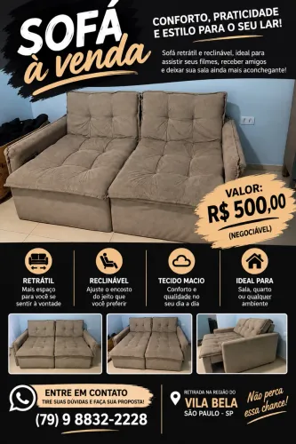 Sofá Reclinável!