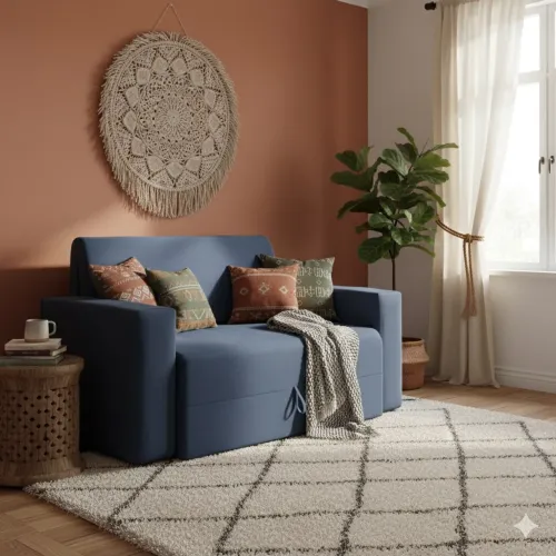 Sofá Cama Prático Suede NOVO PRONTA ENTREGA 