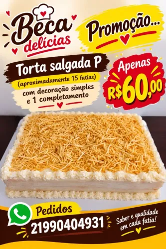 Promoção de Torta salgada 