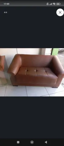 Promoção sofá em couro sintético impermeável