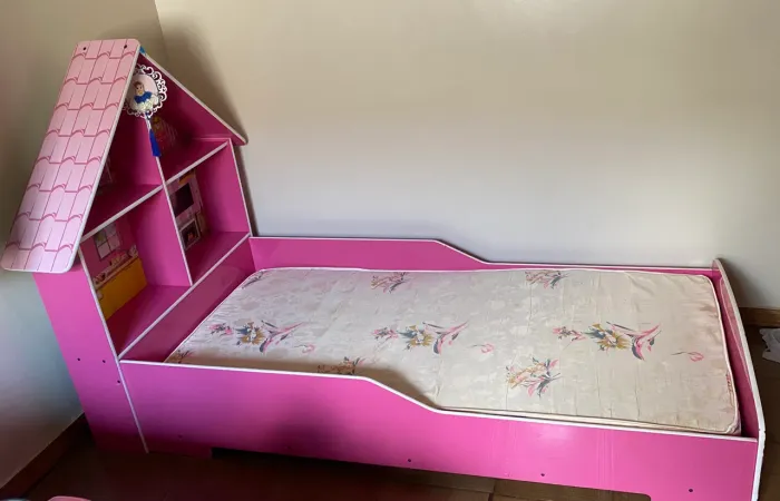 Cama Infantil Casinha Rosa ?