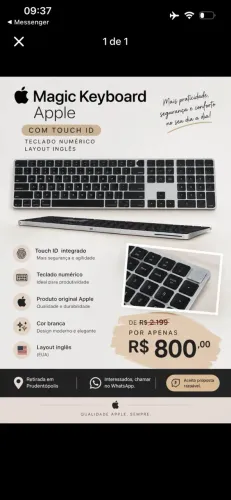 Teclado apple