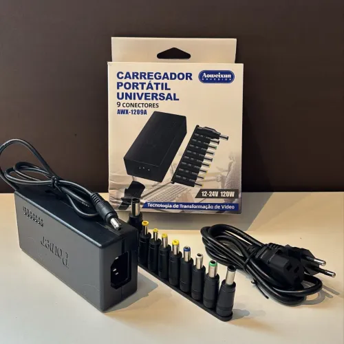 CARREGADOR PARA NOTEBOOK UNIVERSAL 