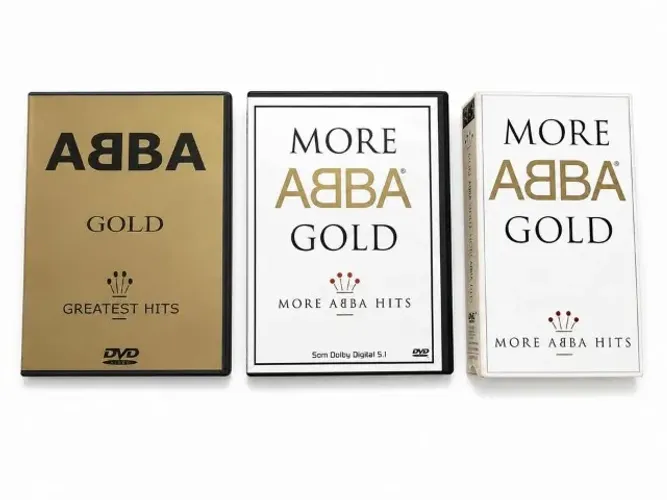 Coleção DVDs e VHS ABBA GOLD e More ABBA GOLD Original - Imperdível!