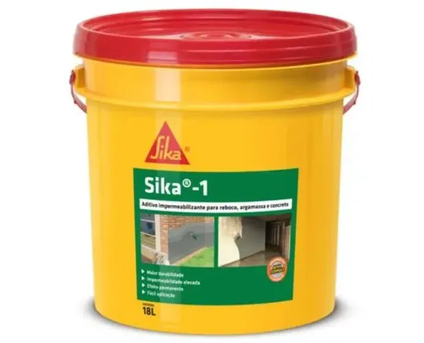 SIKA-1 ADITIVO IMPERMEABILIZANTE 18 LT - (OFERTA VALIDA ATE 29/07/26)