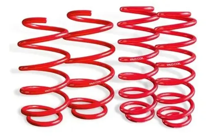 Kit 4 Mola Esportiva Saveiro G5 / G6 / G7 (todos) Red Coil