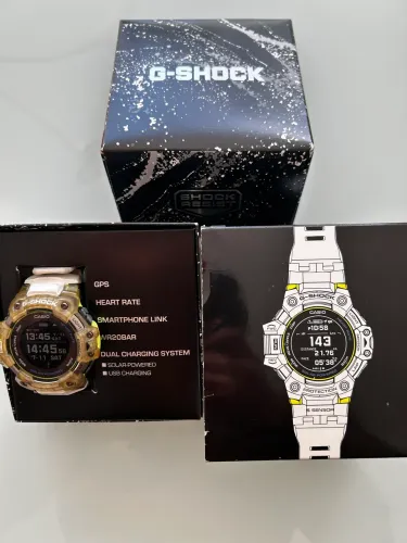 G-SHOCK GBD-H1000 White X Neon Yellow