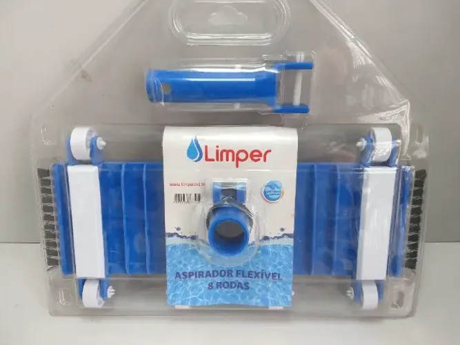 Lote 002 Aspirador Flexivel 8 Rodas Limper