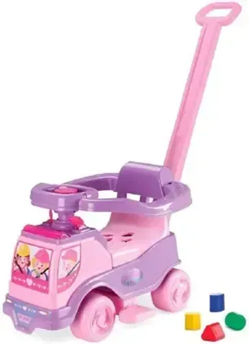 Carrinho de Passeio Infantil Totoka Plus Eletrônica Rosa - Cardoso Toys