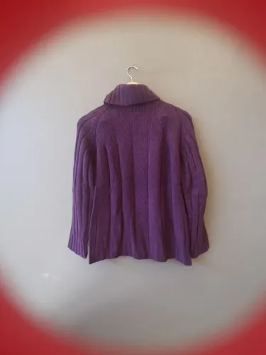 Blusa gola role em  mousse feminina 