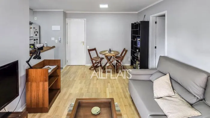 Apartamento com 1 quarto para alugar, 45 m² - Jardins - São Paulo/SP