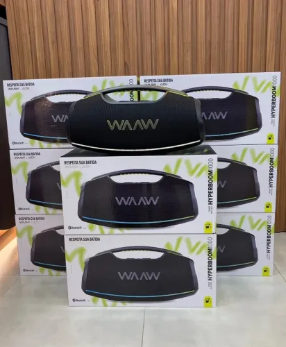 Caixa de som da marca alok com 180 RMS de potência resistente à água ?