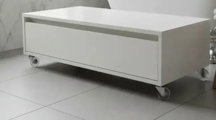 Gaveteiro de banheiro com rodinhas