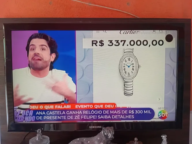 TV Samsung 42 polegadas usada 600 reais 