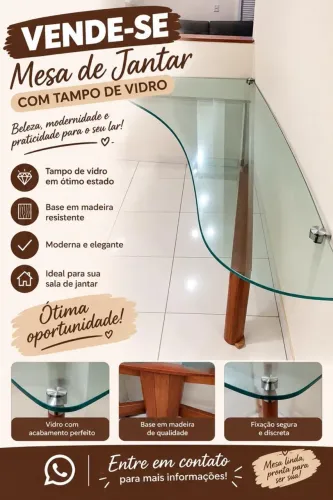 Mesa de vidro