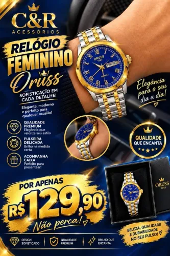 Relógio feminino 129