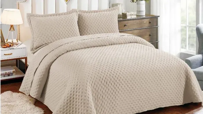 Colcha de cama Plumê