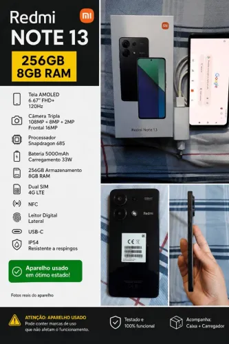 Redmi Note 13 - 256 GB