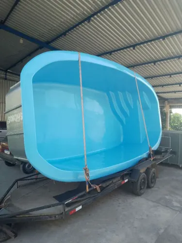 Kit Piscina de fibra 6x3