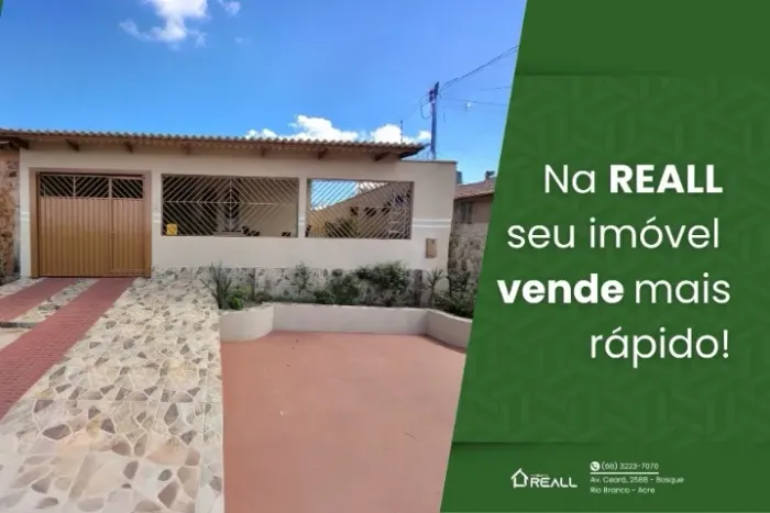 Novo Horizonte, casa com 3 quartos (1 suíte) + churrasqueira