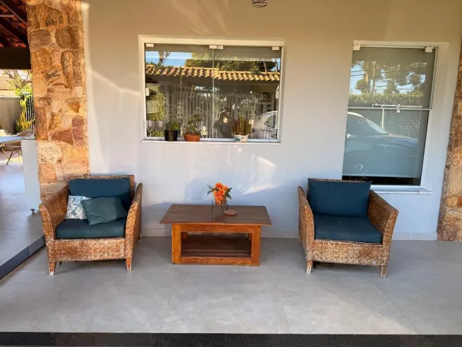 Conjunto de poltronas área externa