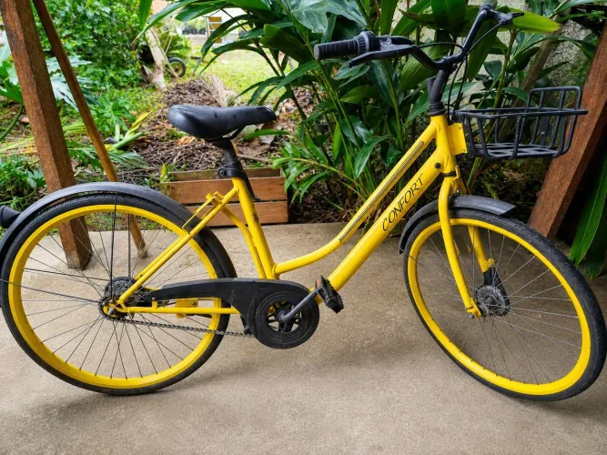 Bicicleta Confort aro 26 sem marcha