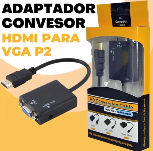Adaptador VGA para HDMI