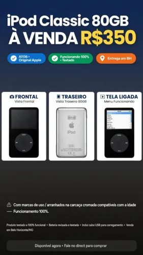 Ipod classic 80GB