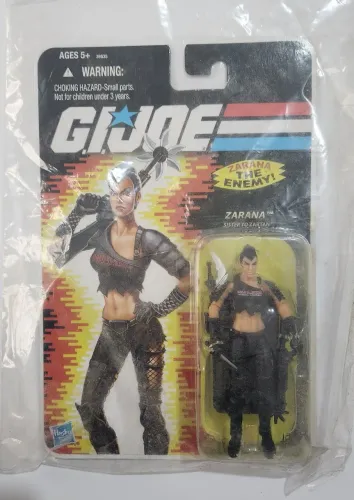 G.I. Joe Zarana V5B San Diego Comic Con Variante Hasbro 2011 Lacrada 10cm 3.75 polegadas