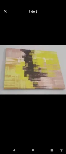 Quadro abstrato interior home e escritório  com requinte 