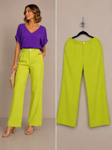 Calça Verde Neon Lança Perfume 38