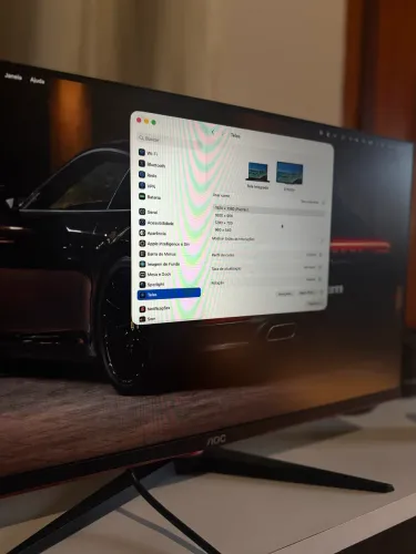 Monitor Gamer Aoc 144hz 27 polegadas, uso VERTICAL e Horizontal excelente conservação