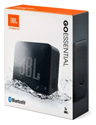 JBL Go Essential Bluetooth Original Mini Potente À Prova D'Água IPX7 Bateria 5h Preta