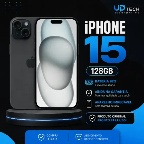 IPHONE 15 muito novo na garantia