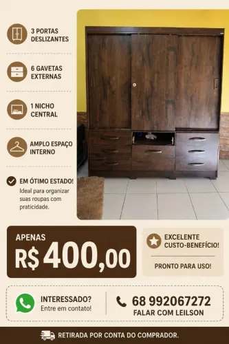 Guarda roupa muito bom