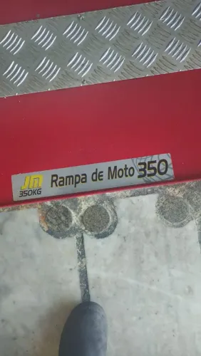 Rampa pneumática para motos