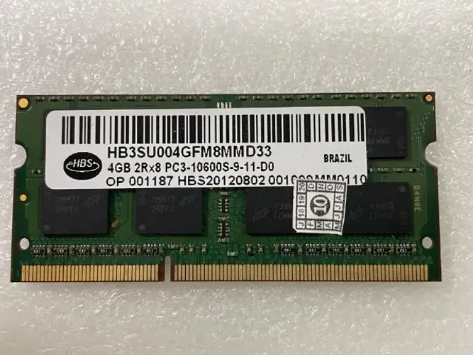memoria ddr3 4gb HBS 1333 MHz