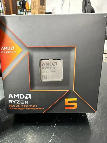 Processador Ryzen 5-8500G 5Ghz turbo AM5