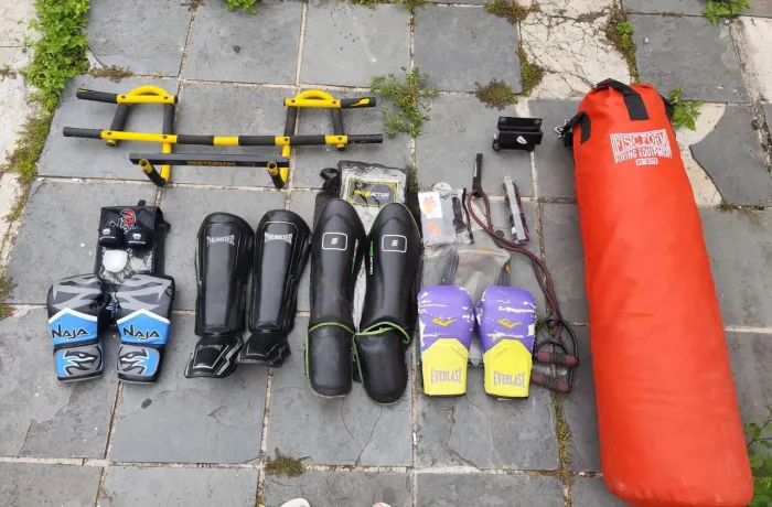 Kit profissional de luta (12 itens ) - boxe, muay Thai e Kickboxing.