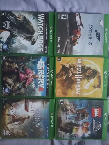 60$ cada um dos jogos (xbox one seminovos)