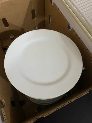 PRATO DE PORCELANA BRANCO