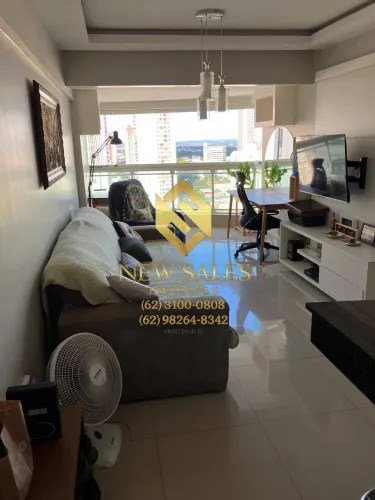 Apartamento mobiliado- 2 quartos, 1 suíte, 70m², 1 vaga- Setor Bueno