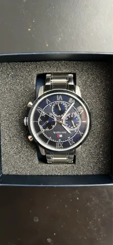 RELÓGIO ORIGINAL Tommy Hilfiger TH Oxford Prata