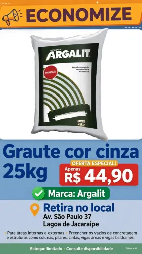 Grout argalit 25kg ?
