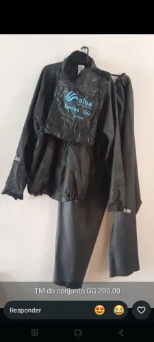 Capa de Chuva com pouquíssimo uso ALBA GG