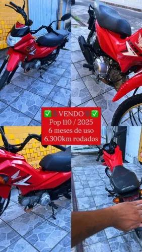 POP 110 25/26 MODELO COM PARTIDA ELÉTRICA.