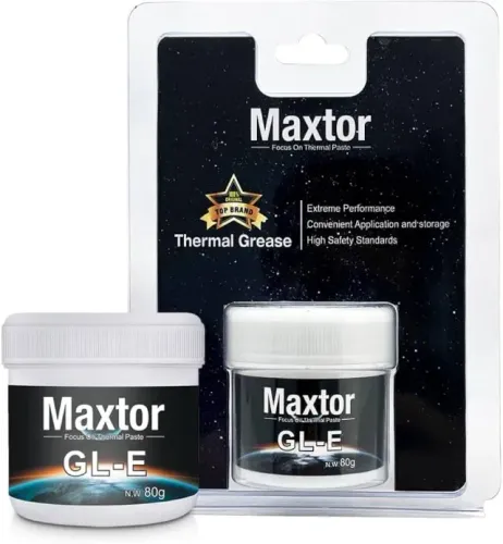 Pasta Térmica de Alta Performance Maxtor GLE 10.5W/mK para PC Gamer, PS5 e GPU- 50G