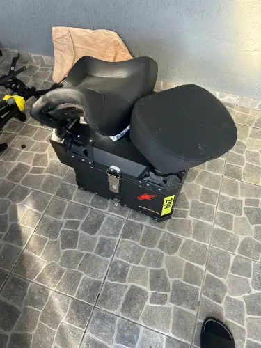 Kit completo NC 750 suport bau e proteção lateral