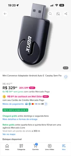 CARPLAY e ANDOID AUTO sem fios no seu Carro.